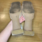 Open Edit  Jaydin Slide Sandal in Beige - Size 9 Photo 8