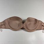 Maidenform Nude Skin Tone Silky Underwire Strapless Smooth Side Push Up Bra 34D Photo 3