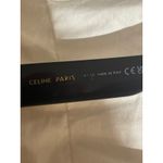 CELINE PARIS CL40216U Black Acetate Square Sunglasses with Gold Triomphe Logo Photo 3