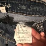 Silver Jeans Y2K Silver Size 28x31 Suki Surplus Bootcut Jeans Distressed Flap Pockets Western Photo 14