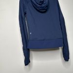 Lululemon Navy Blue Pinstripe Full Zip Lightweight Jacket Women's 4 Photo 4