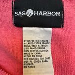 Sag Harbor Vintage  Dark Pink Embroidered Rose Floral Top Blouse Women’s Size XL Photo 6