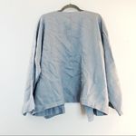 Eileen Fisher  Jacket Heavy Organic Linen Double Breasted Coat in Dawn Sz 2X NWT Photo 12