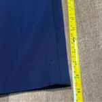 Ralph Lauren Lauren  Navy Pants Women Size 12 Side Zip Straight Flat Front Preppy Photo 7