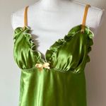 Satin fairy babydoll top Green Size L Photo 3