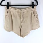 Lacausa  Zephyr Shorts Sweatshort Lightweight Terry Organic Cotton Beige M Photo 2