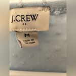 J.Crew  Clip Dot Poet Sleeve Scoop Neck Top Baby Blue Photo 4