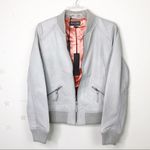 Michael Stars grey leather Moto jacket Photo 7