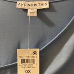 NWT and now this Cornflower blue ruched top long sleeves Size XL Photo 1