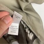 Banana Republic  womens 10 medium blazer silk linen pemplam jacket tan gold work Photo 3