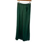 Forever 21 Satin Pajama Pants in a Dark Green, Size Small Photo 1