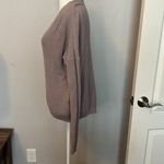 Brandy Melville Oversized Taupe VNeck Sweater One Size Photo 4