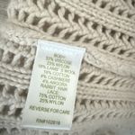 Garnet Hill  Cashmere Angora Lams Wool Cardigan Cream Beige Open Sweater XS Photo 3