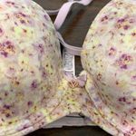 Victoria's Secret  Women's Body By Victoria Lined Demi Bra Yellow Purple Size 34C Photo 2