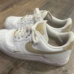 Nike gold  air force 1 size 10 Photo 4