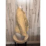 Willi Smith  Beige Cropped Ruffle Collar Jacket Size 8 Photo 12