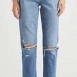 Rolla's Rolla’s Dusters High Rise Slim Distressed Denim Blue Jeans Size 28 Photo 1