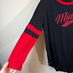 Piko  Women’s Black Red University of Miami Bamboo 3/4 Sleeves Top Medium NWT Photo 4