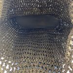 Banana Republic  Paper Straw Shopper Tan Black Strap Vegan Beach Tote Bag OS Photo 5