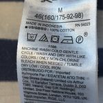 Gap Sleeveless Mini Swing Tank Dress Size Medium Blue White Striped Relaxed Fit Photo 8