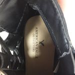 American Eagle Black Strappy Cutout Ankle booties Sz 6 Photo 6
