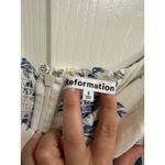 Reformation Cammi Floral Crepe Mini Dress In Corsica size 8 NEW $270 Photo 4