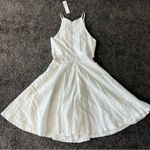 AQUA Eyelet High Neck Mini Dress a little flaw Photo 5