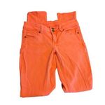 Delia's Jayden Coral Pink Skinny Jeans 3/4 Stretch 2 Button Waist Size 3/4 Photo 0