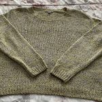 COS Yellow Marled Cotton Blend Crewneck Long Sleeve Sweater, size S Photo 11