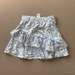 SheIn  Ruffle Hem Ditsy Floral Mini Skirt Photo 5