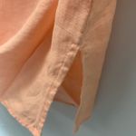 Malvin Hamburg Germany peach Linen Shirt Dress Size: M Size M Photo 3