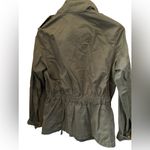 Love Tree  |‎ Hunter Green Hooded Cargo Utility Jacket | m Photo 4