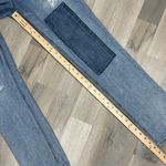 American Eagle  Vintage High Rise Slim Distressed Patch Straight Leg Jeans 10 Photo 12