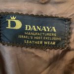 Vintage Danaya flawed cropped brown suede & leather jacket size 40 (medium or 8) Photo 2