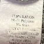 American Threads  Gray Long Sleeve Ribbed Knit Tie Hem Cropped Sweater Top Size M Photo 3