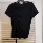 Roommates MD  Black Cinched Tie Up Side Top Photo 1