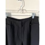 J.Crew Vintage Rayon Wool Blend Dress Pants Trousers Black Size 8 Long Photo 2