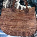 Maurizio Spataro Handcrafted Brown Woven Tote Bag Photo 0