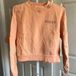 The Kooples  X SPORT FADED ORANGE SWEATSHIRT WITH PIERCING size 0 Photo 2