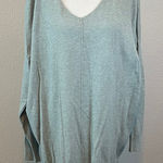 Dreamers  Lightweight VNeck Tunic Sweater Green Size M/L Photo 0