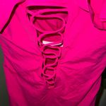 La Blanca Island Goddess Off Shoulder Ruffle One Piece in Pop Pink Size 16 Photo 7