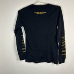 Juliana Bicycles Santa Cruz XS Long Sleeve Shirt Black Gold MTB Graphic Tee Photo 3