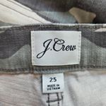 J.Crew  Straight Leg Crop Jeans in Camouflage Print Photo 7