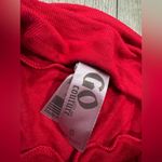 Go Couture  Vibrant Red Cowl Neck Sweater Photo 9