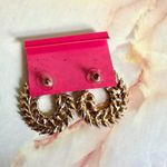 Betsey Johnson red rhinestone swirl post earrings Photo 8