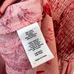 House of Harlow 1960 Orange Floral Midi Dress Linen Blend Boho Chic Size‎ Medium Pink Photo 8