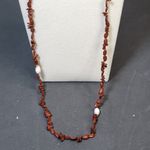 Hilo Hatties Necklace Brown Seed Pod Shell Bead Strand 13" Vtg Hawaiian Photo 1