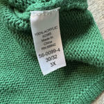 Woman Within  Ugly Christmas Grandma Sweater Plus Size Long Sleeve Size 3X Green Photo 4