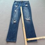 Dollhouse  Jeans Womens 7 30 Blue Distressed Ripped Bootcut Medium Wash Mid Rise Photo 3