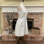 Guess COPY - NWT shimmery white sweetheart dress with back cutouts / size 10 Photo 9